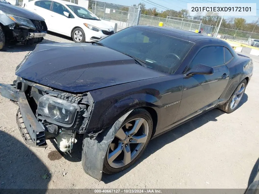 2013 Chevrolet Camaro 2Lt VIN: 2G1FC1E3XD9172101 Lot: 40667127