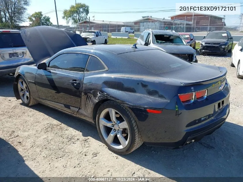 2013 Chevrolet Camaro 2Lt VIN: 2G1FC1E3XD9172101 Lot: 40667127