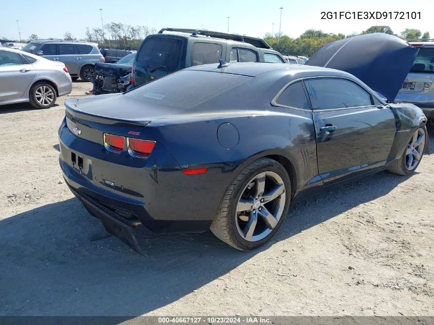 2013 Chevrolet Camaro 2Lt VIN: 2G1FC1E3XD9172101 Lot: 40667127