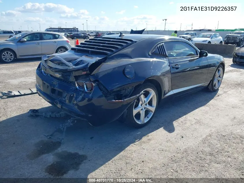 2013 Chevrolet Camaro 2Ls VIN: 2G1FA1E31D9226357 Lot: 40701770