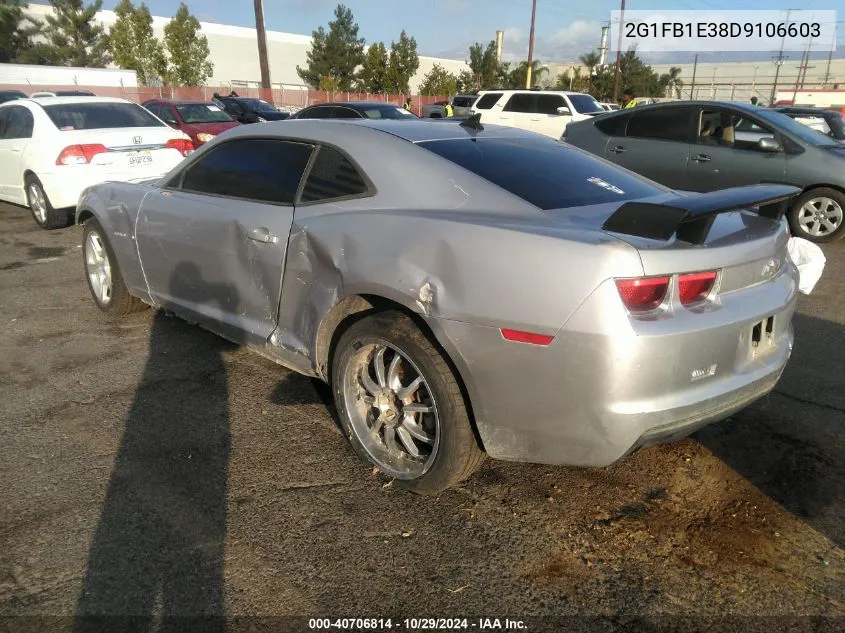 2013 Chevrolet Camaro 1Lt VIN: 2G1FB1E38D9106603 Lot: 40706814