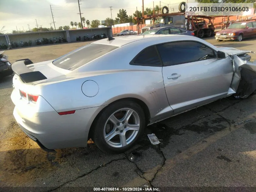 2013 Chevrolet Camaro 1Lt VIN: 2G1FB1E38D9106603 Lot: 40706814