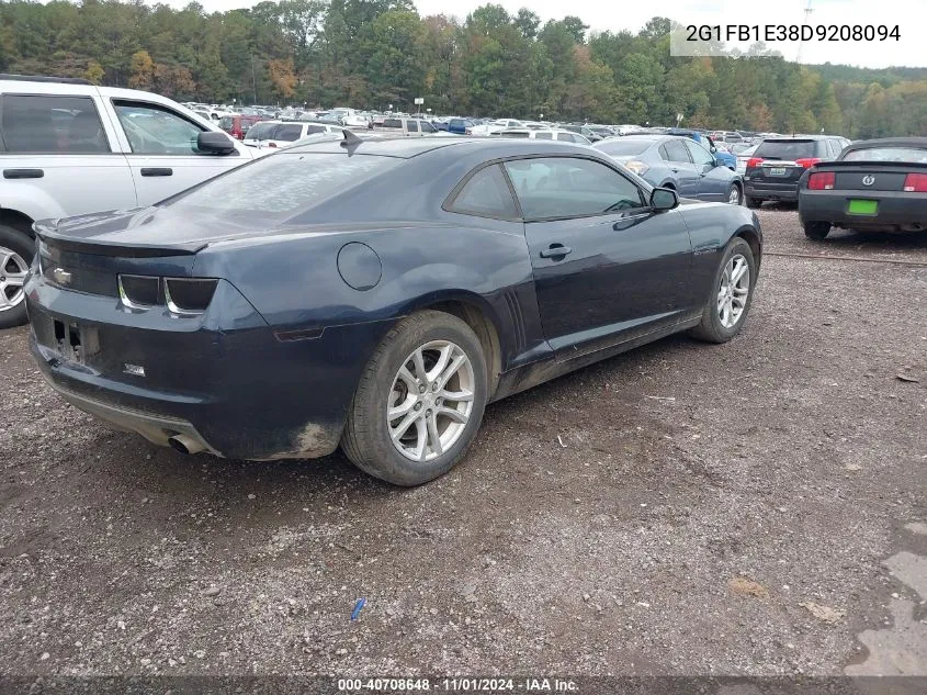 2013 Chevrolet Camaro 1Lt VIN: 2G1FB1E38D9208094 Lot: 40708648