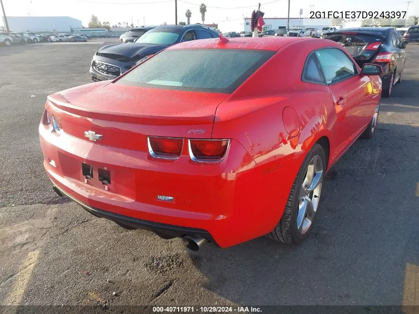 2013 Chevrolet Camaro 2Lt VIN: 2G1FC1E37D9243397 Lot: 40711971