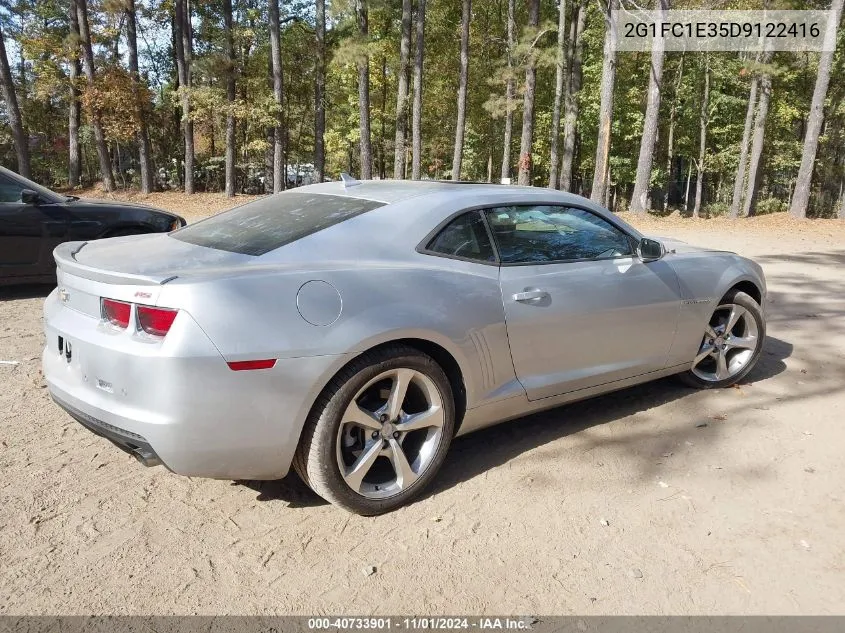 2013 Chevrolet Camaro 2Lt VIN: 2G1FC1E35D9122416 Lot: 40733901