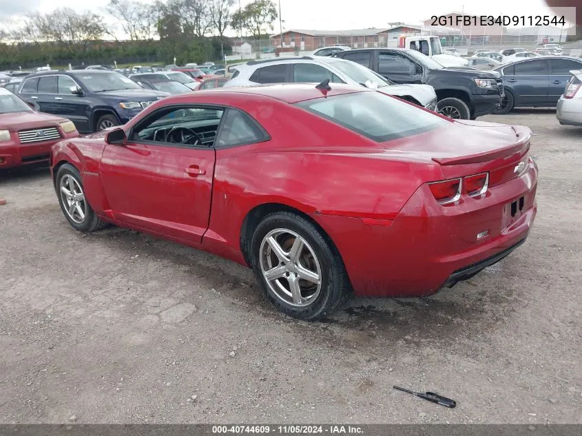 2013 Chevrolet Camaro 1Lt VIN: 2G1FB1E34D9112544 Lot: 40744609