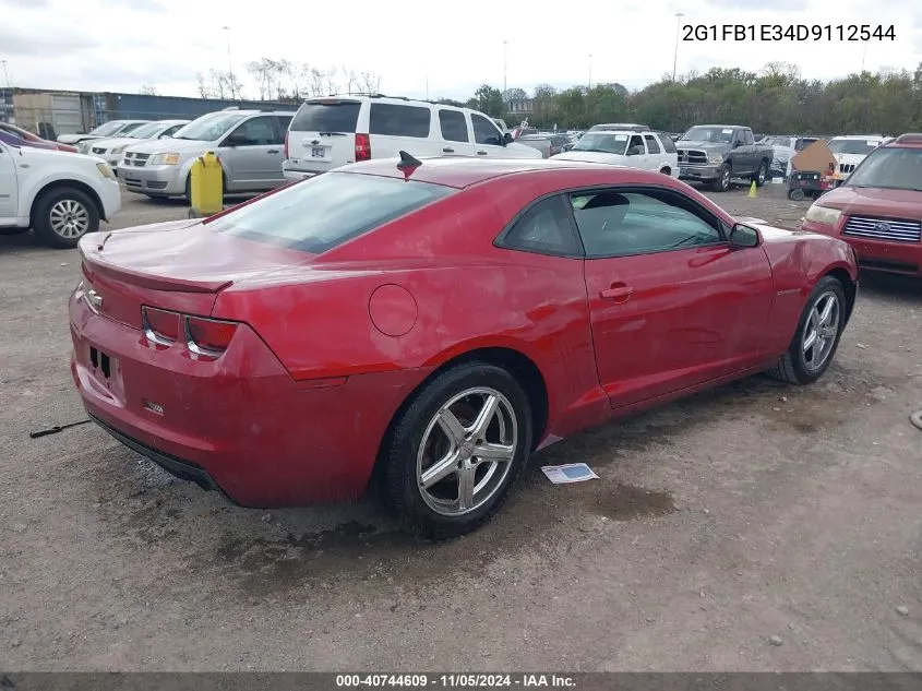 2013 Chevrolet Camaro 1Lt VIN: 2G1FB1E34D9112544 Lot: 40744609