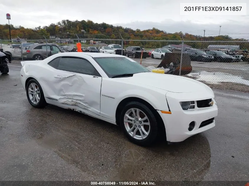 2G1FF1E3XD9141857 2013 Chevrolet Camaro 1Lt