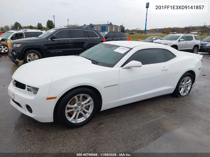 2G1FF1E3XD9141857 2013 Chevrolet Camaro 1Lt