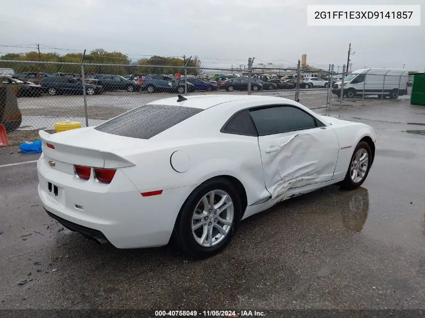 2G1FF1E3XD9141857 2013 Chevrolet Camaro 1Lt