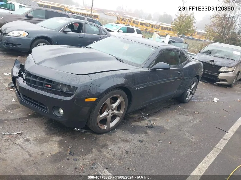 2013 Chevrolet Camaro 1Lt VIN: 2G1FF1E33D9120350 Lot: 40770326