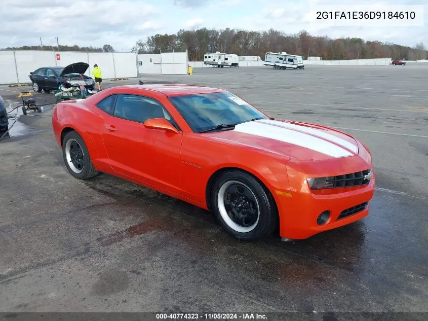 2013 Chevrolet Camaro 2Ls VIN: 2G1FA1E36D9184610 Lot: 40774323