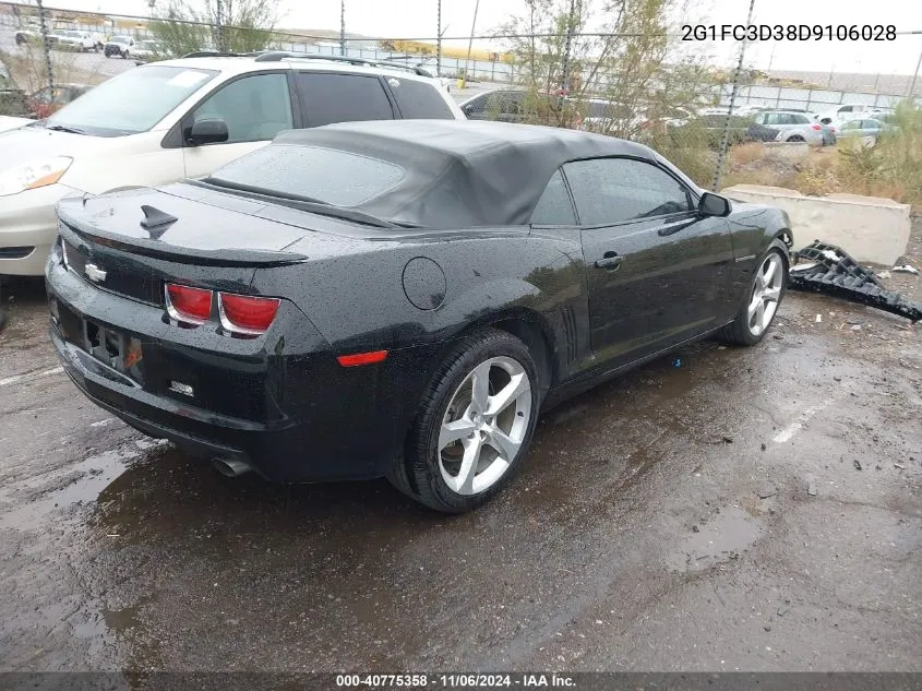 2013 Chevrolet Camaro 2Lt VIN: 2G1FC3D38D9106028 Lot: 40775358