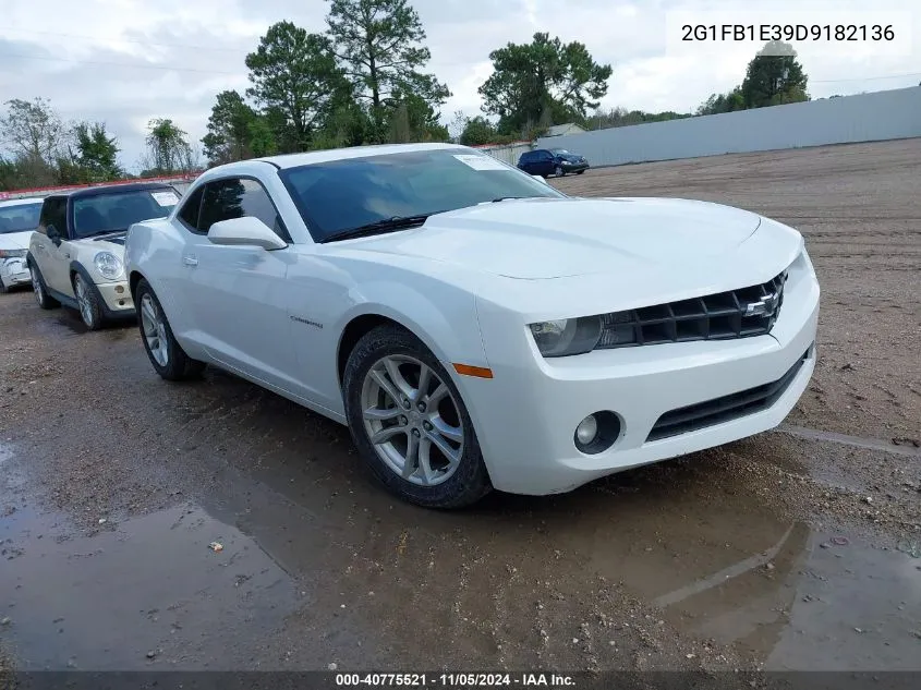 2013 Chevrolet Camaro 1Lt VIN: 2G1FB1E39D9182136 Lot: 40775521