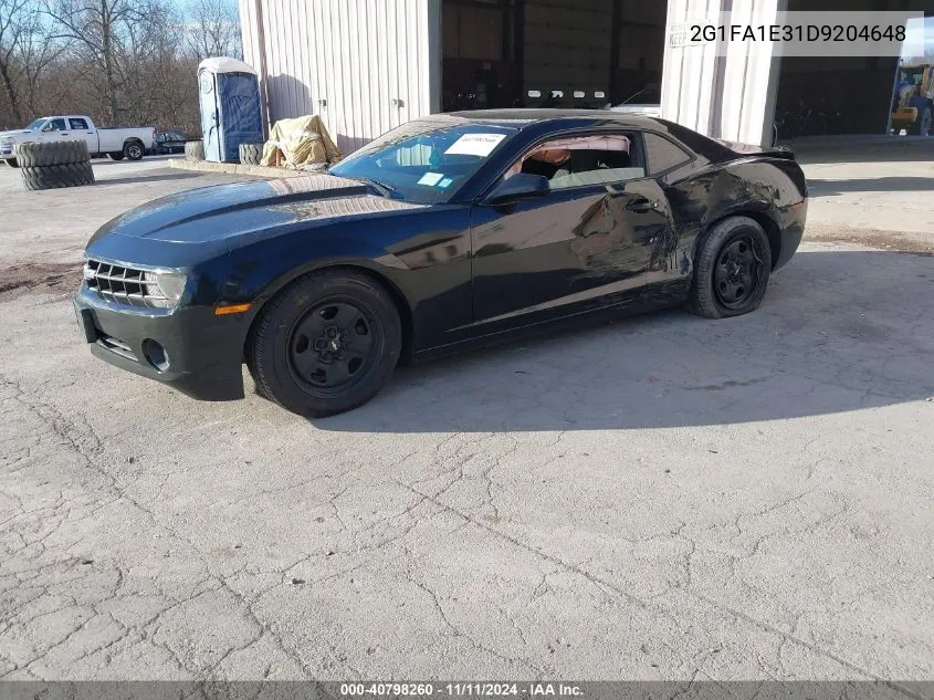 2013 Chevrolet Camaro 2Ls VIN: 2G1FA1E31D9204648 Lot: 40798260