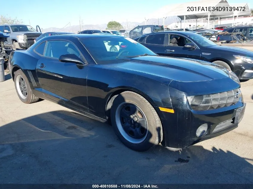 2013 Chevrolet Camaro 2Ls VIN: 2G1FA1E34D9139472 Lot: 40810588