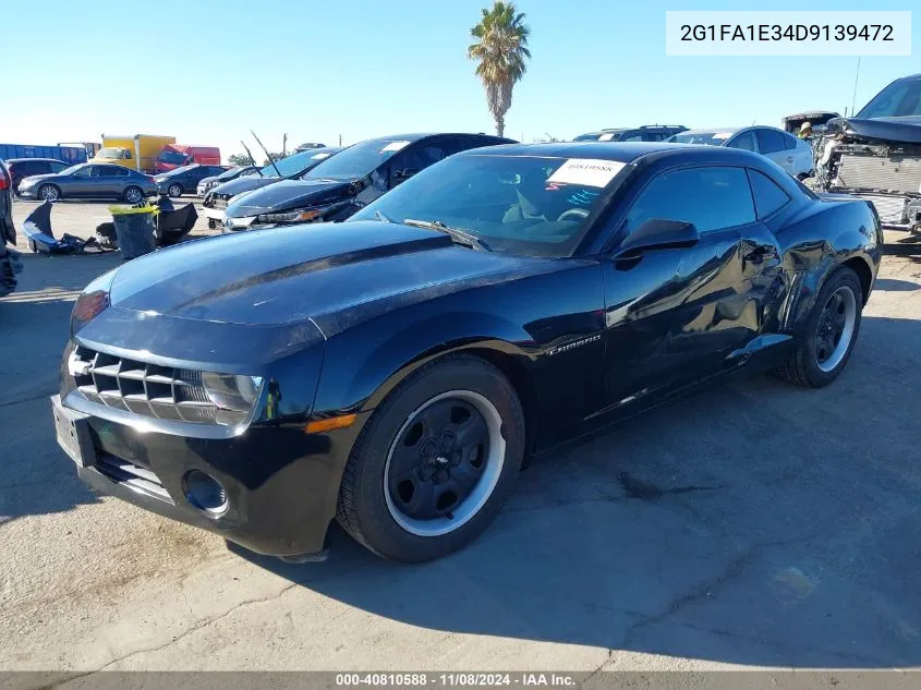 2013 Chevrolet Camaro 2Ls VIN: 2G1FA1E34D9139472 Lot: 40810588