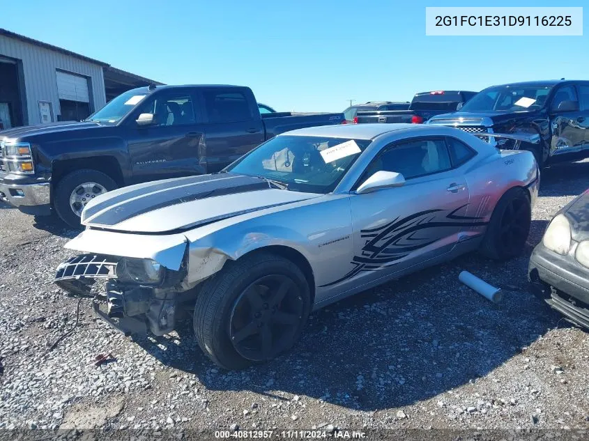 2013 Chevrolet Camaro 2Lt VIN: 2G1FC1E31D9116225 Lot: 40812957