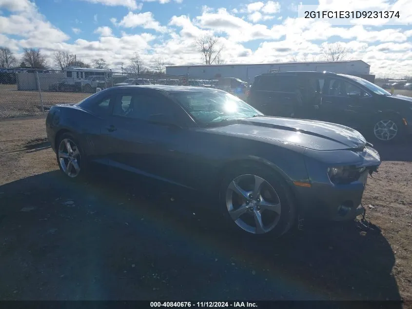 2013 Chevrolet Camaro 2Lt VIN: 2G1FC1E31D9231374 Lot: 40840676