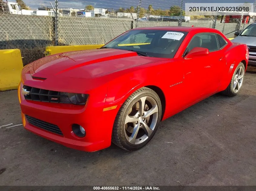 2013 Chevrolet Camaro 2Ss VIN: 2G1FK1EJXD9235098 Lot: 40855632