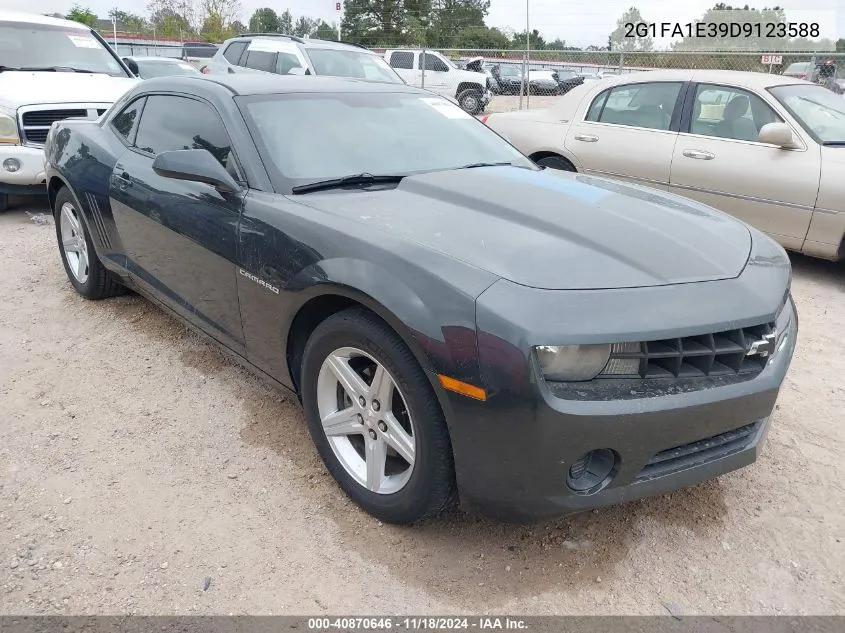 2013 Chevrolet Camaro 2Ls VIN: 2G1FA1E39D9123588 Lot: 40870646