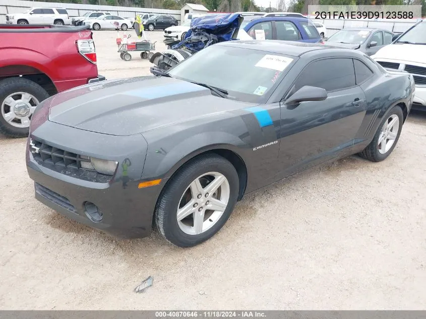 2013 Chevrolet Camaro 2Ls VIN: 2G1FA1E39D9123588 Lot: 40870646