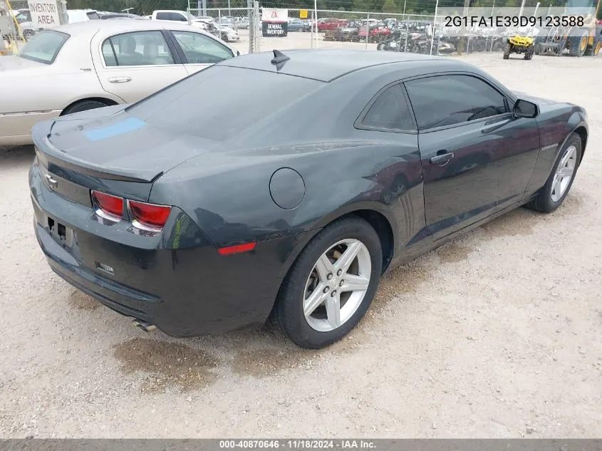 2013 Chevrolet Camaro 2Ls VIN: 2G1FA1E39D9123588 Lot: 40870646