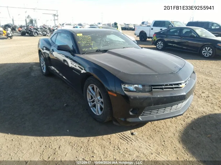 2014 Chevrolet Camaro VIN: 2G1FB1E33E9255941 Lot: 12120917