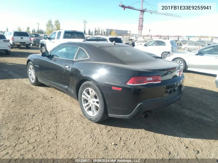 2014 Chevrolet Camaro VIN: 2G1FB1E33E9255941 Lot: 12120917