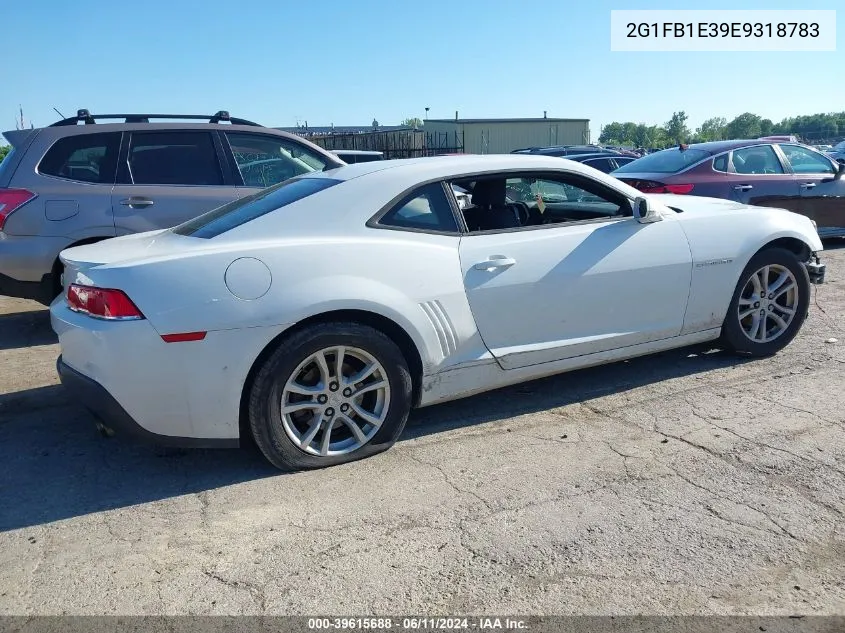 2014 Chevrolet Camaro 1Lt VIN: 2G1FB1E39E9318783 Lot: 39615688