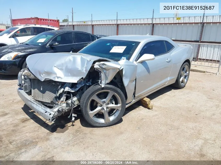 2014 Chevrolet Camaro 2Lt VIN: 2G1FC1E38E9152687 Lot: 39756350