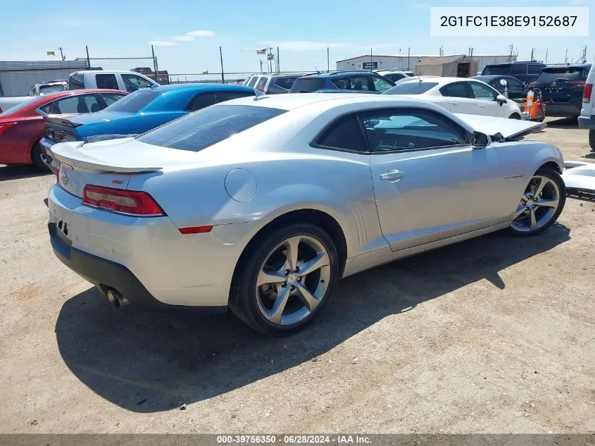 2014 Chevrolet Camaro 2Lt VIN: 2G1FC1E38E9152687 Lot: 39756350