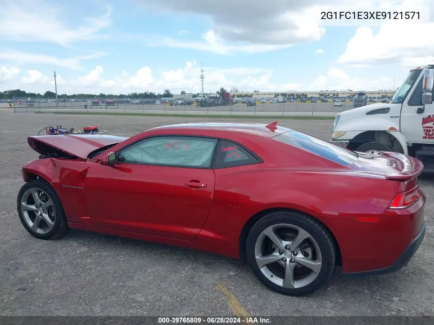 2G1FC1E3XE9121571 2014 Chevrolet Camaro 2Lt