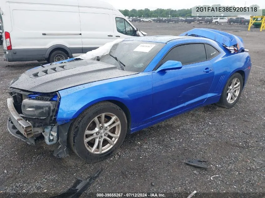 2G1FA1E38E9205118 2014 Chevrolet Camaro 2Ls