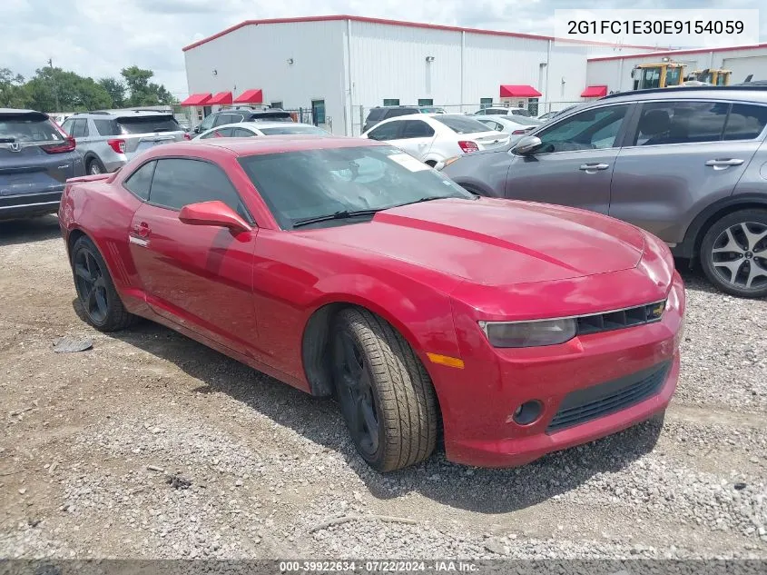 2014 Chevrolet Camaro 2Lt VIN: 2G1FC1E30E9154059 Lot: 39922634