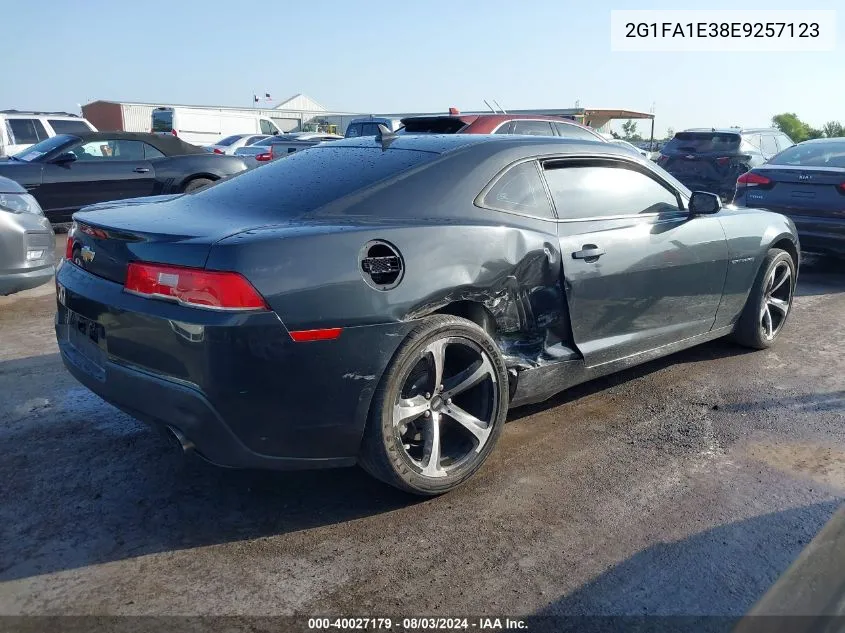 2014 Chevrolet Camaro 2Ls VIN: 2G1FA1E38E9257123 Lot: 40027179