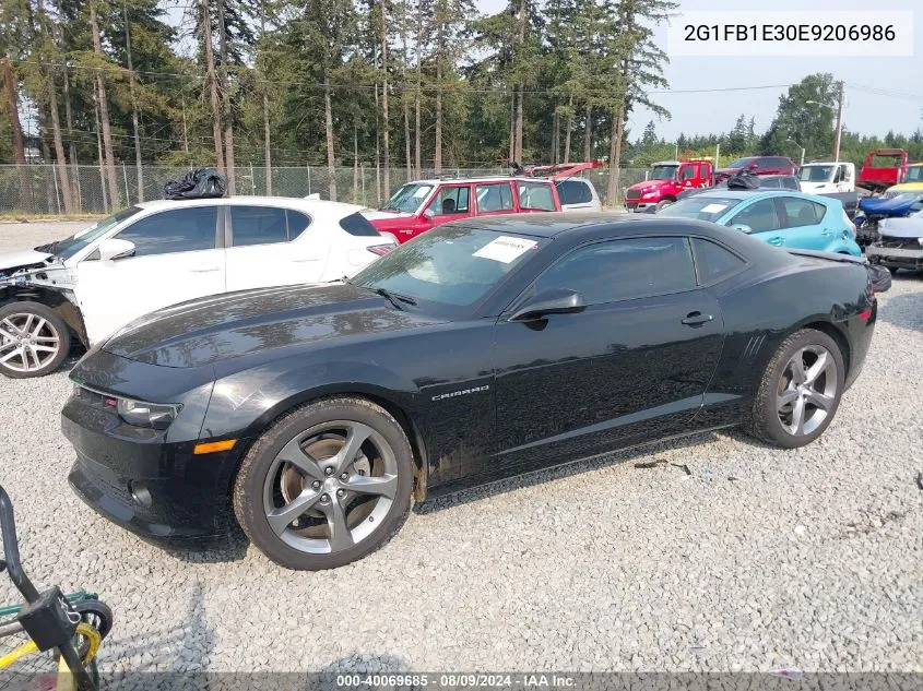 2G1FB1E30E9206986 2014 Chevrolet Camaro Lt