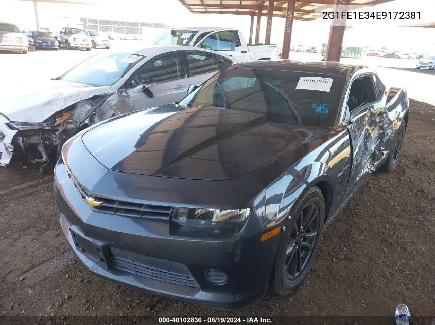 2G1FE1E34E9172381 2014 Chevrolet Camaro 1Ls