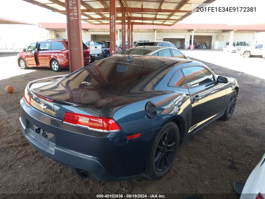 2G1FE1E34E9172381 2014 Chevrolet Camaro 1Ls