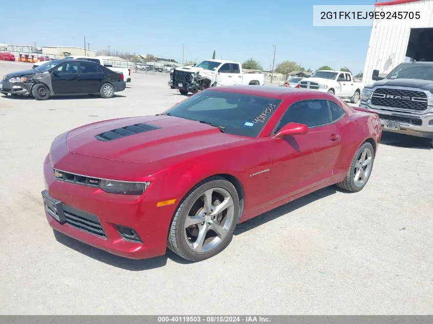 2G1FK1EJ9E9245705 2014 Chevrolet Camaro 2Ss