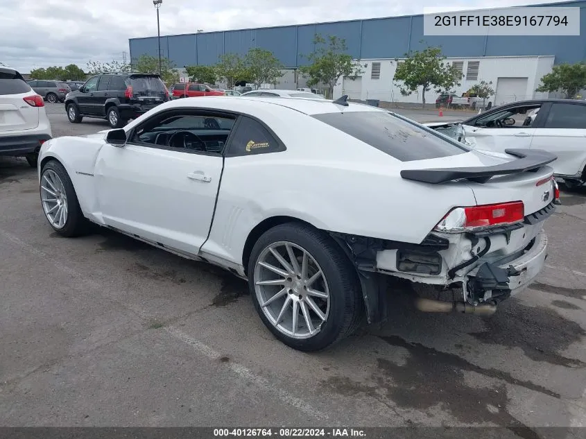 2014 Chevrolet Camaro 1Lt VIN: 2G1FF1E38E9167794 Lot: 40126764