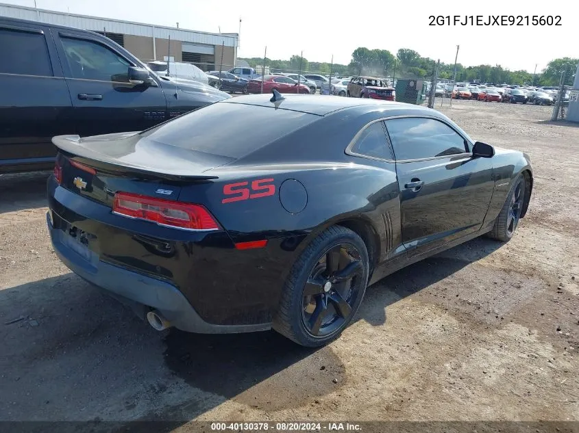 2G1FJ1EJXE9215602 2014 Chevrolet Camaro Ss