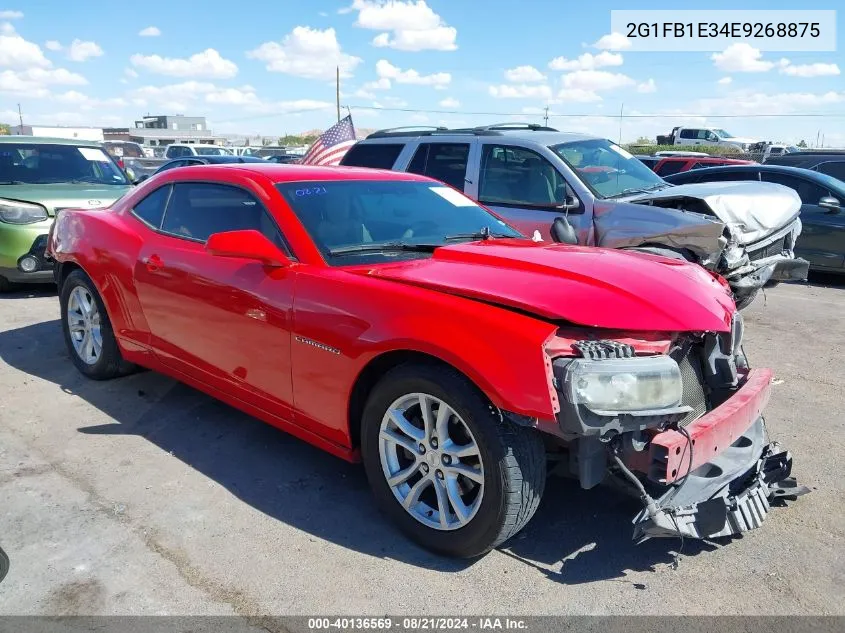 2014 Chevrolet Camaro Lt VIN: 2G1FB1E34E9268875 Lot: 40136569