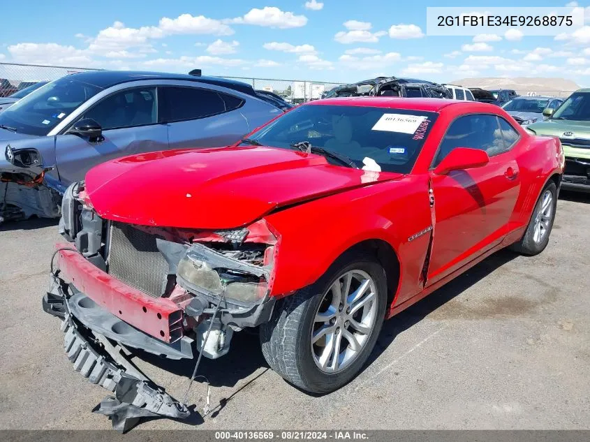 2014 Chevrolet Camaro Lt VIN: 2G1FB1E34E9268875 Lot: 40136569