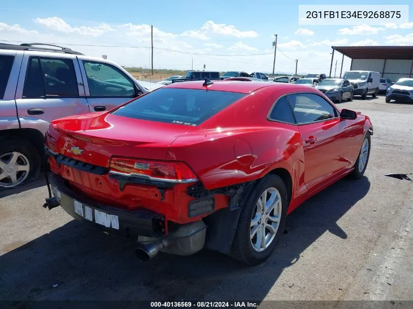 2014 Chevrolet Camaro Lt VIN: 2G1FB1E34E9268875 Lot: 40136569