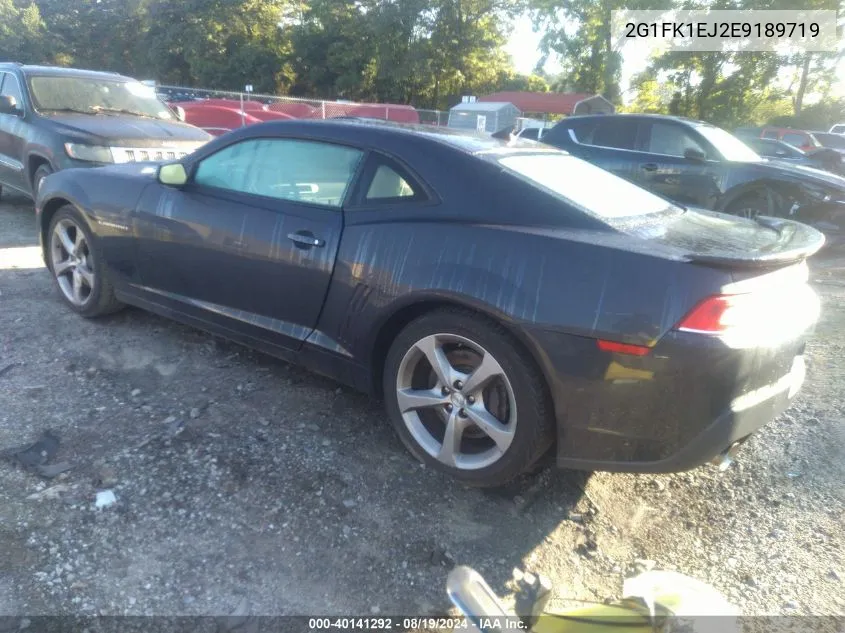 2G1FK1EJ2E9189719 2014 Chevrolet Camaro 2Ss