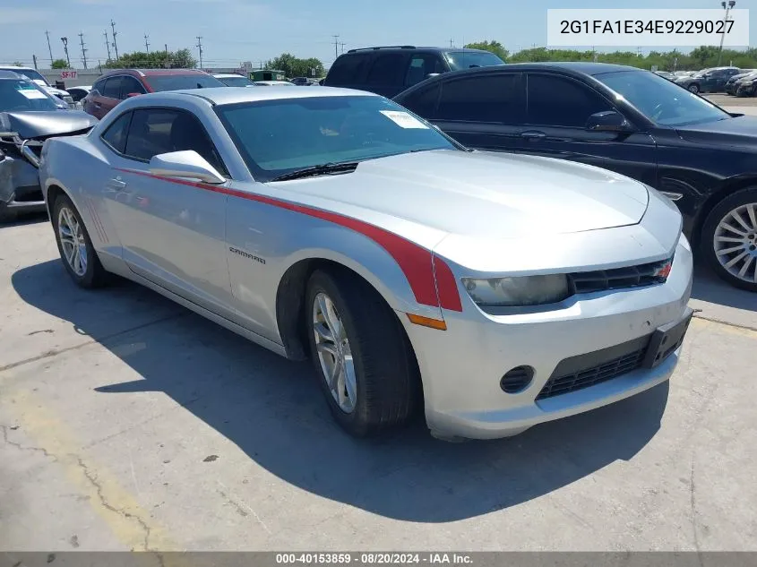 2014 Chevrolet Camaro 2Ls VIN: 2G1FA1E34E9229027 Lot: 40153859