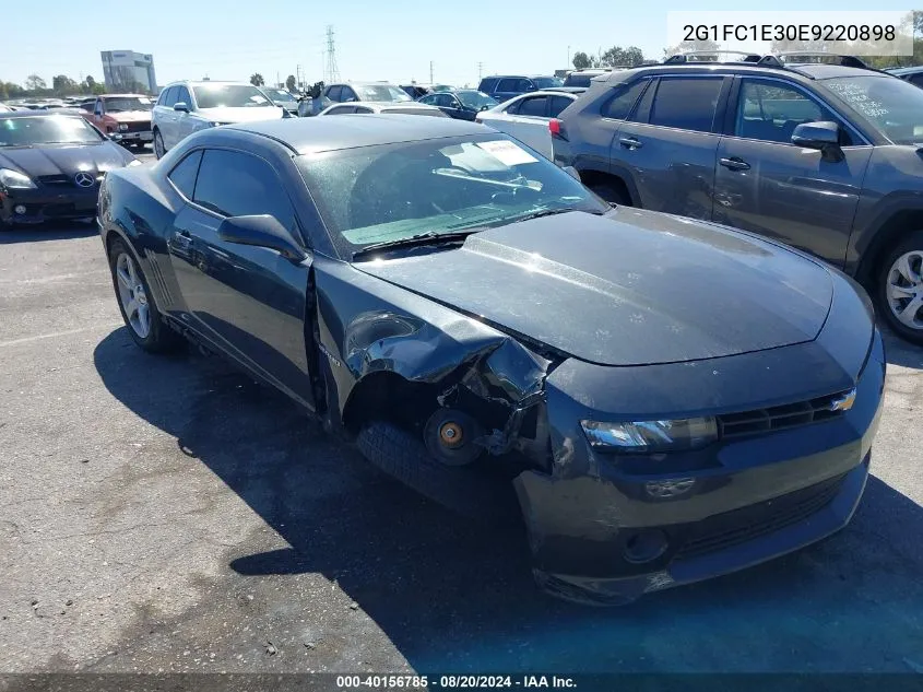 2014 Chevrolet Camaro Lt VIN: 2G1FC1E30E9220898 Lot: 40156785