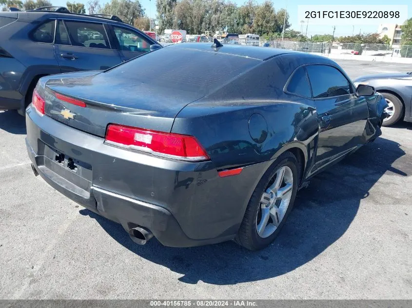 2014 Chevrolet Camaro Lt VIN: 2G1FC1E30E9220898 Lot: 40156785