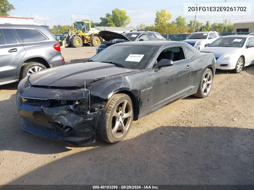 2G1FG1E32E9261702 2014 Chevrolet Camaro 2Lt